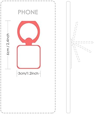 Пинто животински уметнички житни илустрации шема на квадратни мобилни телефони прстен држач за држач за заграда Универзален подарок за поддршка