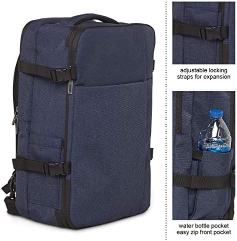 Кселфли-Ранец За Багаж На Лаптоп – Ранец За Патување Со Торба За Носење Што Може Да Се Прошири Се Вклопува 17 Лаптоп