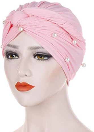 Глава за завиткување на главата за карцином, капа на черепот на турбан алопеција опаѓање на косата хиџаб капаче Хемо капа, женски истегнат бена бандана