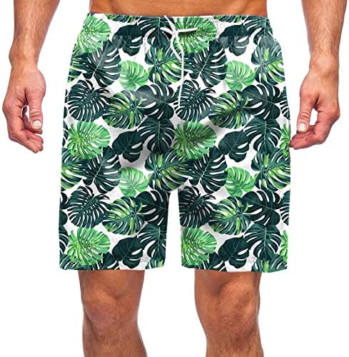 ЗДО МАНИ Хавајски плажа шорцеви летни смешни овошја графички печатени табли со шорцеви обични пливање стебла со лагер за мрежи