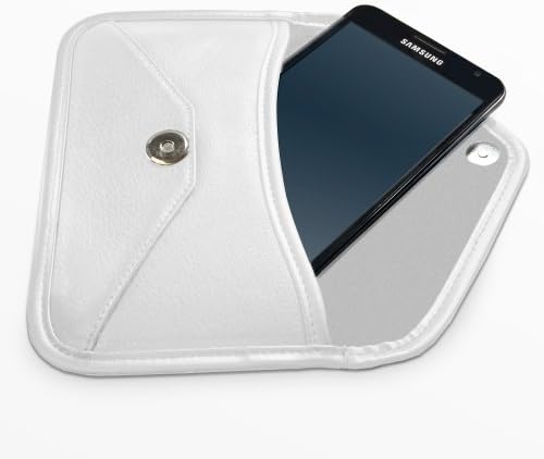 Boxwave Case компатибилен со Honor 20 - Елитна торбичка за кожен месинџер, синтетичка кожна покривка на куќиште Дизајн на пликови