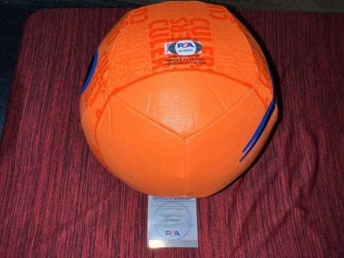 Френки де Јонг потпиша официјална ФК Барселона Фудбалска топка Холандија ПСА/ДНК - Автограмирани фудбалски топки
