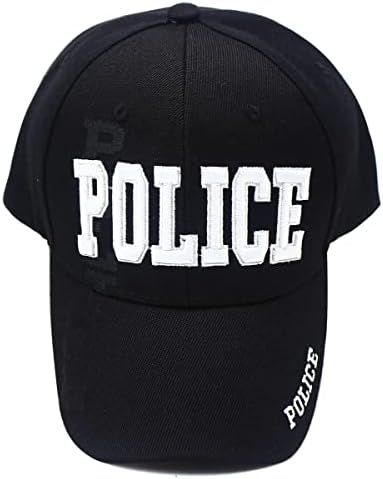 Црна Сина Полиција Прилагодлива Бејзбол Капа Полицаец Полицајци Опрема 3Д Везени Мажи Жени Шапка