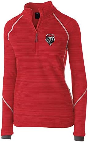 Ouray Sportswear NCAA New Mexico Lobos Women'sенски отстапник на пулвер јакна, голема, црвена боја