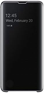 Samsung Galaxy S10 S-Поглед Флип Случај, Црна