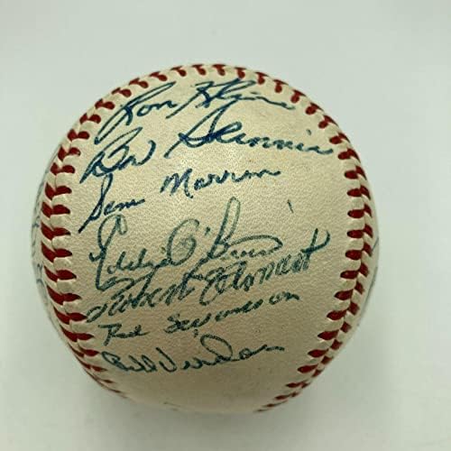 Прекрасен Роберто Климент 1956 Тим на Питсбург Пирати потпиша Бејзбол ЈСА Коа - Автограм Бејзбол