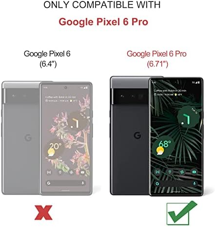 Одбрана За Google Pixel 6 Pro Случај, Пиксел 6 Pro Паричник Случај За Жени Мажи, Издржлив Pu Кожа Магнетни Флип Затворање Ремен