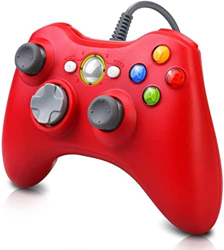 Wired Controller за Xbox 360, Tiiroy 2.4GHz жичен контролер џојстик Gamepad далечински управувач за Xbox360 компјутер Windows 7,8,10