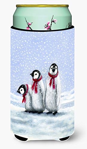 Caroline's Treasures BDBA0419TBC Penguins by Daphne Baxter Tall Boy Hugger, Can Cooler Sleeve Hugger Machine Washable Drink Sleeve Hugger Collapsible Insulator Beverage Insulated Holder,