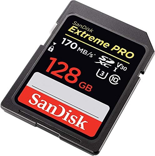Sandisk 128gb SDXC Sd Екстремни Про Мемориска Картичка Пакет Работи Со Canon EOS 5D Марк IV, 6D Марк II, 7D Марк II Дигитални