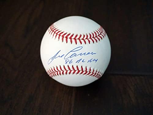 Хозе Кансеко 86 Ал РОЈ Го Потпиша Автограмот Белиот Бејзбол Џса КОА Оукланд А Одлично Автограмирани Бејзбол Топки