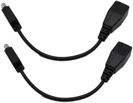 XSPEEDONLINE Нови 2 компјутери црна AC за напојување за напојување со напојување Адаптер Адаптер кабел за кабел се вклопува