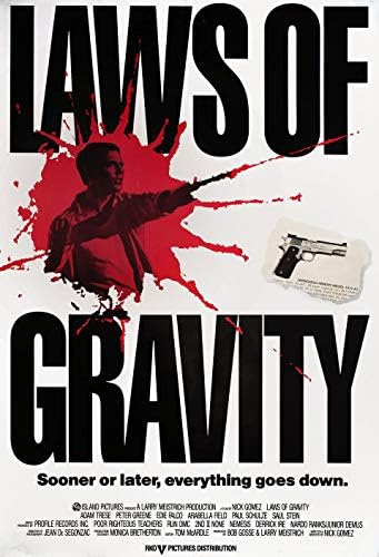 Закони за гравитација 1992 година САД по постер за еден лист