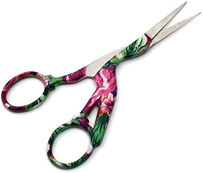 Лаја увезува 4,5 не'рѓосувачки челик остар врв Класичен штрк ножици кран дизајн за шиење ножици за ножици за ножици за ножици