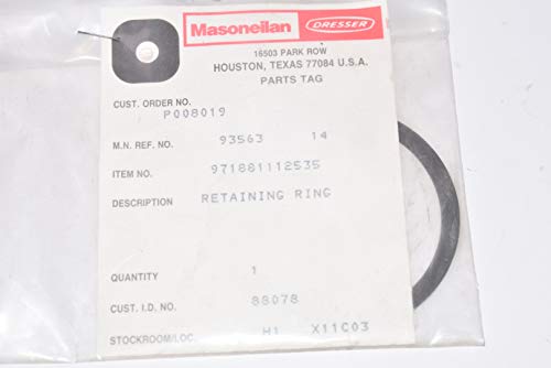 Масонелан вентил и контроли - Дел за гардероба: 971881112535, прстен за задржување