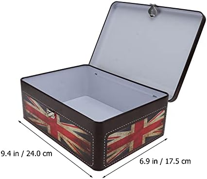 Бестојард Ретро Декор 2 парчиња гроздобер велика Британија англија детска Декоративна кутија Кутија За Богатство Играчка гроздобер кутија за богатство Знаме Кошн