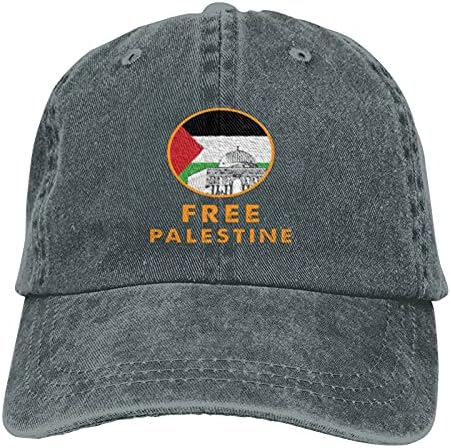 Слободен Палестина Капа Возрасни Прилагодливи Планинарење Класичен Измиени Каскети Капа Капа Капа За Отворено