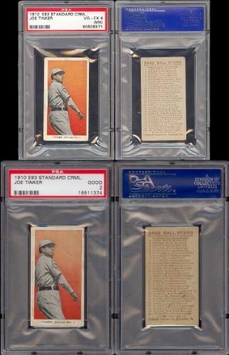 1910 E93 Стандардна карамела коа Редовна картичка 26 oeо Тинкер од Chicago Cubs VGX Состојба