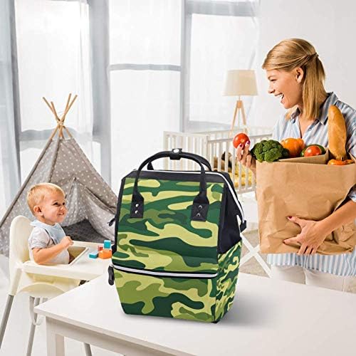 Камуфлажа печати бебешки торбички за менување торба за мама татко бебе нега