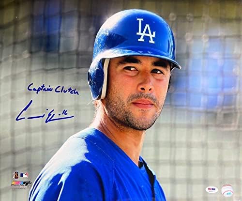 Андре Етиер Лос Анџелес Доџерс потпиша фотографија 16x20 PSA 4A64472 - Автограмирани фотографии од MLB