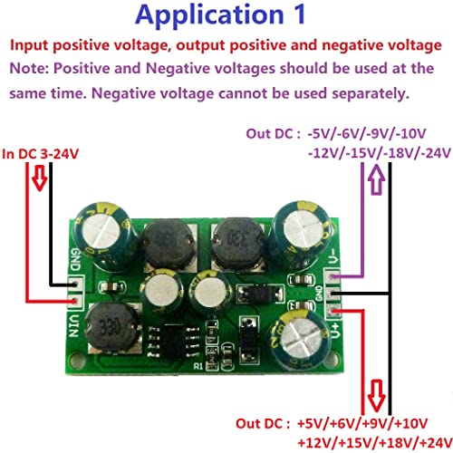 Мултифункционален DC-DC Converter Step-up Step-Down Dual Voltage Module Module input 3-24V до +-10V