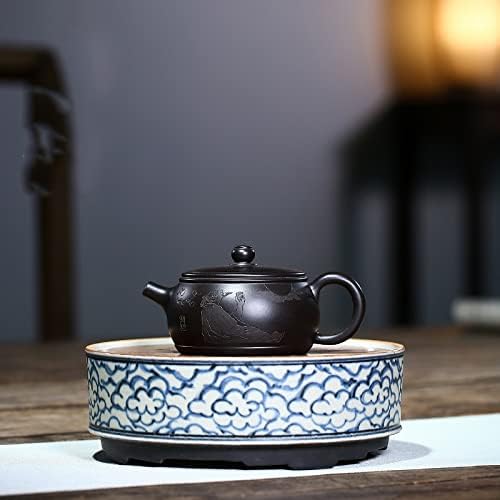 WIONC оригинална руда виолетова глина рачно насликана врежана ограда зиша чајник рачно изработен кунг-фу чај пијалок чај чај
