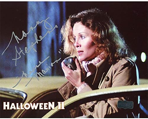 Нанси Стивенс автограмираше/Потпишана за Ноќта на вештерките Нежните 8x10 Фотографија - радио со натпис „Марион“