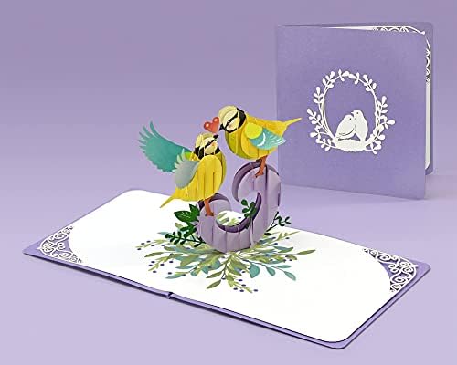 Cutpoppup Годишнина Картичка Се Појави, Свадба 3D Честитка