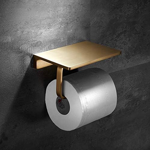 Месинг за тоалети од тоалети WSZJJ, држач за хартија, бакарна удар, цврста тоалетна хартиена хартија, тоалетна полица за тоалети
