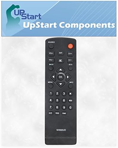 Замена LC320EMX HDTV далечински управувач за ТВ Емерсон - Компатибилен со далечинскиот управувач на ТВ NH000UD Emerson
