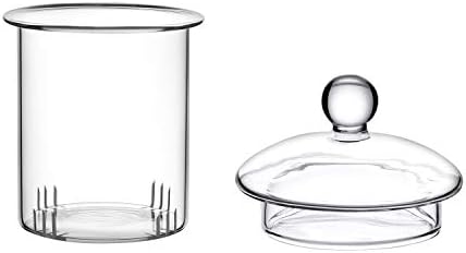 Инфузер за чај за замена на cnglass со капакот за 20.3oz чајник, боросиликат стакло и дамки без дамка