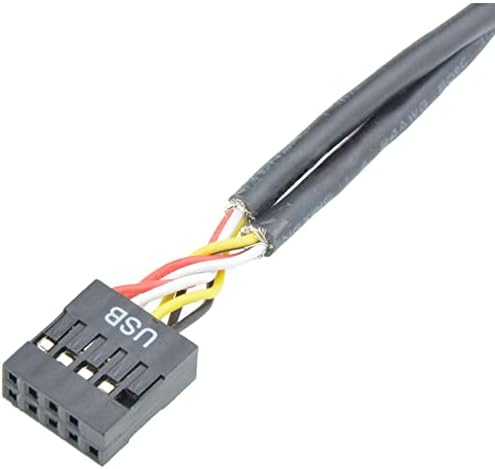 9pin USB заглавие машко 1 до 2 женски продолжение за сплитер кабел 9P адаптер за конектор