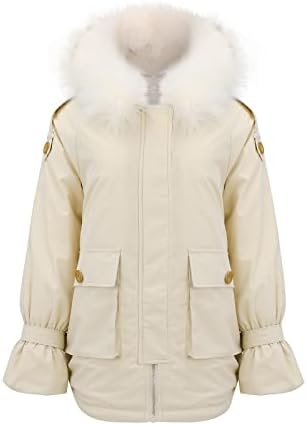 Enесен и зимски палто за надворешна облека плус кадифена постепена кратка јакна со качулка плус големина зимски цврст слој со