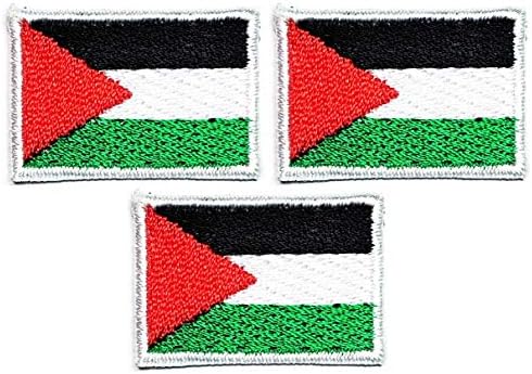 Умама лепенка од 3 мини знаме '' '0,6х1.1' 'земја Национална палестинска знаме воена лепенка светска земја мотив на знамето