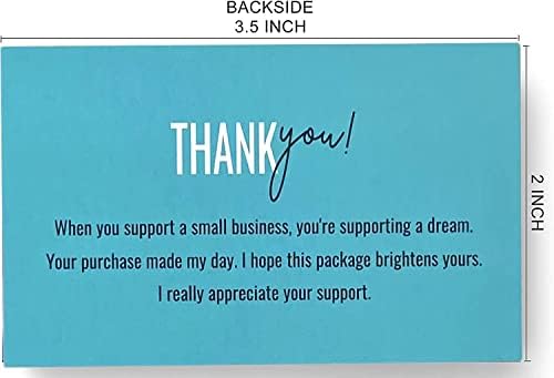RXBC2011 Ви благодариме за вашите картички за поддршка со ракописни букви Дизајн Ви благодариме за пакетот за мали визит -картички