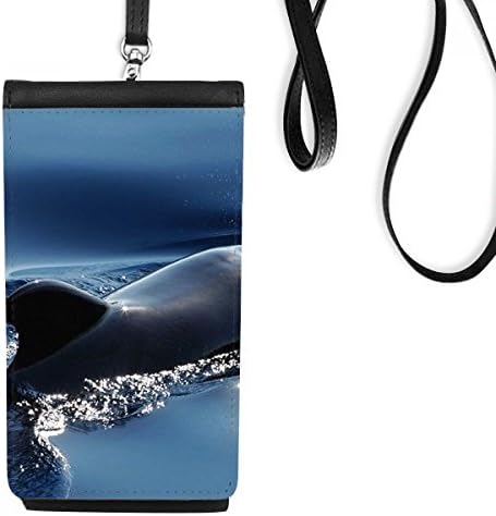 Океански вода море кит наука за природа, слика Телефонска чанта чанта што виси мобилна торбичка црн џеб