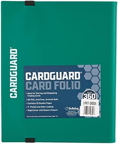Картонска Картичка За Тргување Про-Фолио, Страници Со Странично Вчитување Со 9 Џеб, Држи 360 Картички, Бели