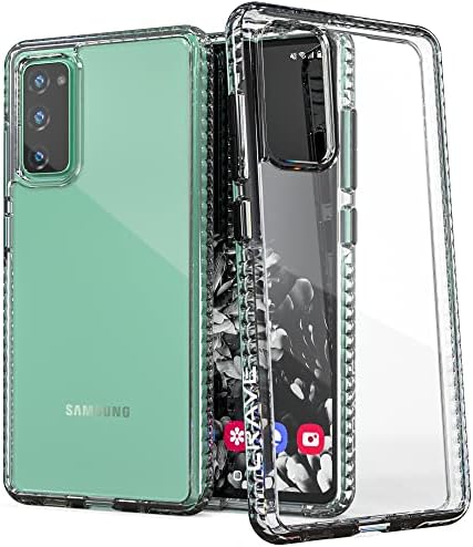 Жедни Јасна Стража За Samsung Galaxy S20 FE 5G Случај-Црна