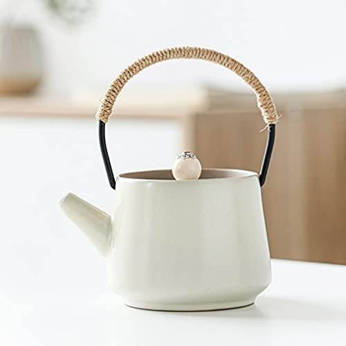 Cabilock гроздобер декор керамички јапонски чај сад со инфузер порцелан кинески кунгфу чајник гроздобер чај котел вода сад за