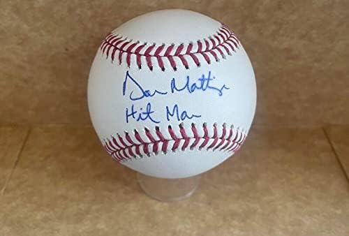 Дон Матингли Јанкис „хит човек“ потпиша автограмиран М.Л. Бејзбол JSA WIT560935 - Автограмирани бејзбол
