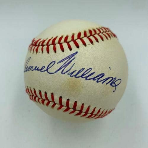 Тед „Теодор Самуел“ Вилијамс целото име потпишан бејзбол JSA COA оценет нане 9 - автограмирани бејзбол