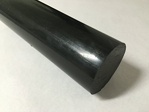 Ацетал кополимер пластична тркалезна шипка 6 дијаметар, должина од 12 - црна боја