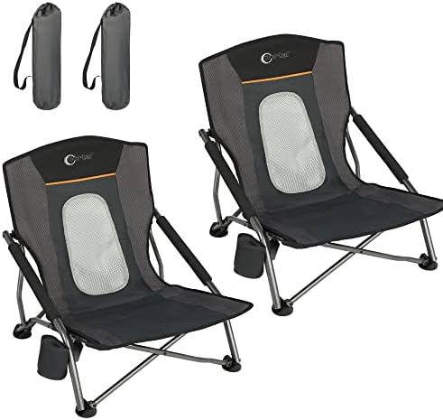 Портал плажа столчиња за возрасни кампување со слаба лесна тежина Преносен стол со држач за чаша мрежа за носење торба за отворено