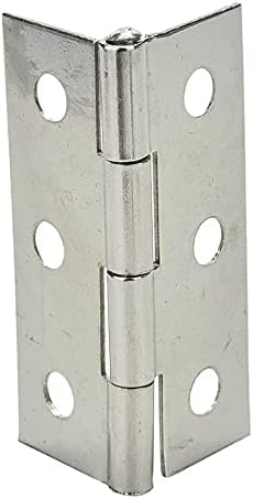 Ganfanren 20 парчиња сребрен не'рѓосувачки челик 6 дупки за монтирање на задниот дел од задниот дел од задниот дел од 2,5 инчи