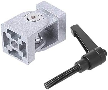 Флексибилен конектор за спојување на цинк легура со шарка на аголот за алуминиумски профил за екструзија 3030S/4040S -