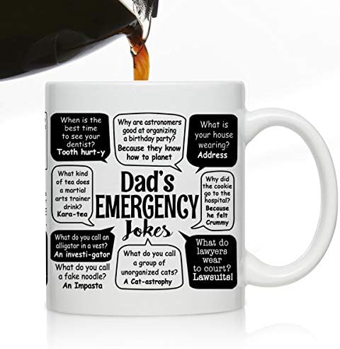 Новости кафе кригла за тато- тато шеги- завиткајте околу печатената идеја за татковците- Најдобар тато подарок- Гаг Денот на