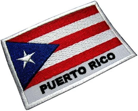 Комонвелт на Националното знаме на Порто Рико шие на лепенка