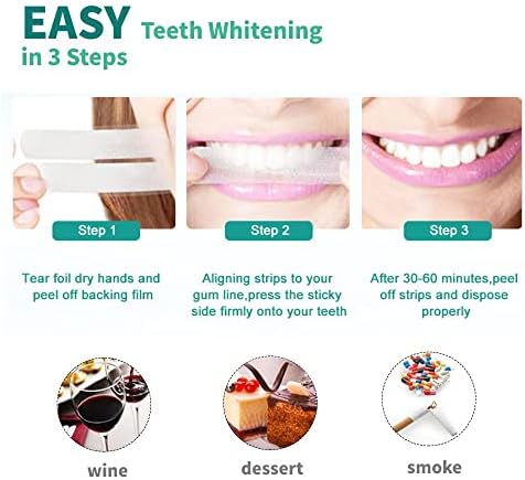Теведин заби за белење на заби, кои не се чувствителни бели ленти, 28 ленти што не се лизгаат за заби за заби, белење на заби