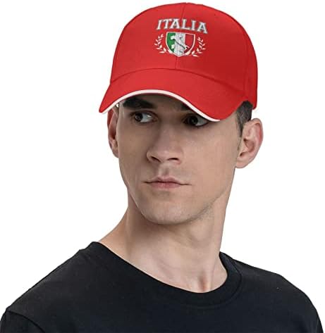 Италија Италија Италијанско Знаме Прилагодлива Сендвич Капа Бејзбол Капа Тато Капа Каскет Шапка