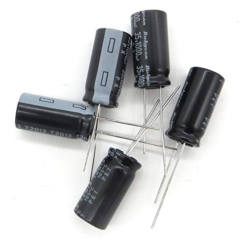 1000UF 35V радијално олово алуминиумски електролитички кондензатори за поправка на LCD телевизори и електроника на потрошувачи